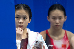 全运会丨跳水——女子10米跳台半决赛赛况（9）