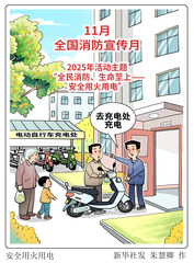 （图表·漫画）安全用火用电