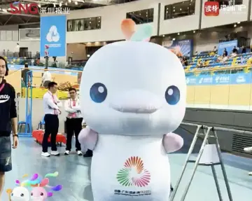 在哪都是最靓的仔！十五运会香港单车馆“喜洋洋”“乐融融”硬控全场