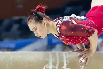 0.002分之差!广东体操女团摘银,拼搏身姿赢得尊重