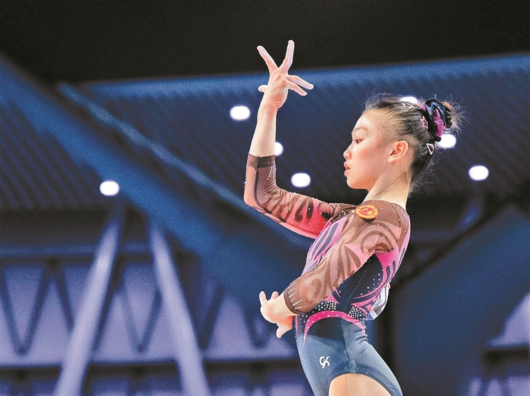深圳体操小将柯沁沁首次参加全运会就成为“五冠王” 下一个目标:世界冠军