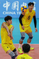 全运会丨排球——男子18岁以下组小组赛：浙江队胜澳门队（2）