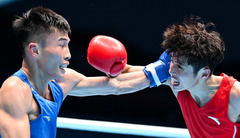 （全运会）（3）拳击——男子51公斤级八分之一决赛：李蜂晋级