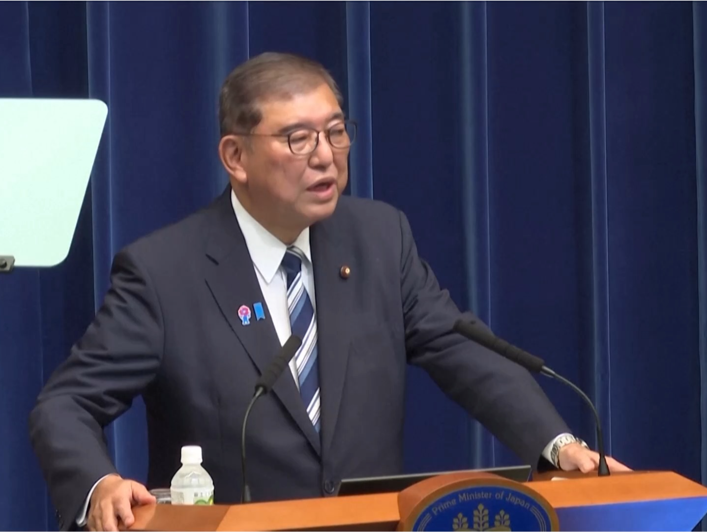 日本前首相石破茂对高市早苗涉台言论表示反对