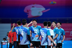 全运会 | 排球男子18岁以下组小组赛：江苏队胜广东队（4）