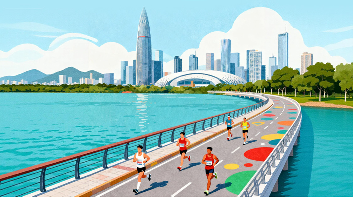 十五运好好睇 | 42.195公里串联深港！这条马拉松赛道有多特别？