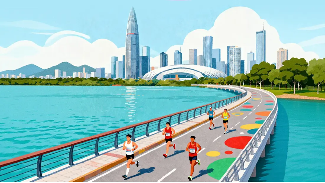十五运好好睇 | 42.195公里串联深港！这条马拉松赛道有多特别？