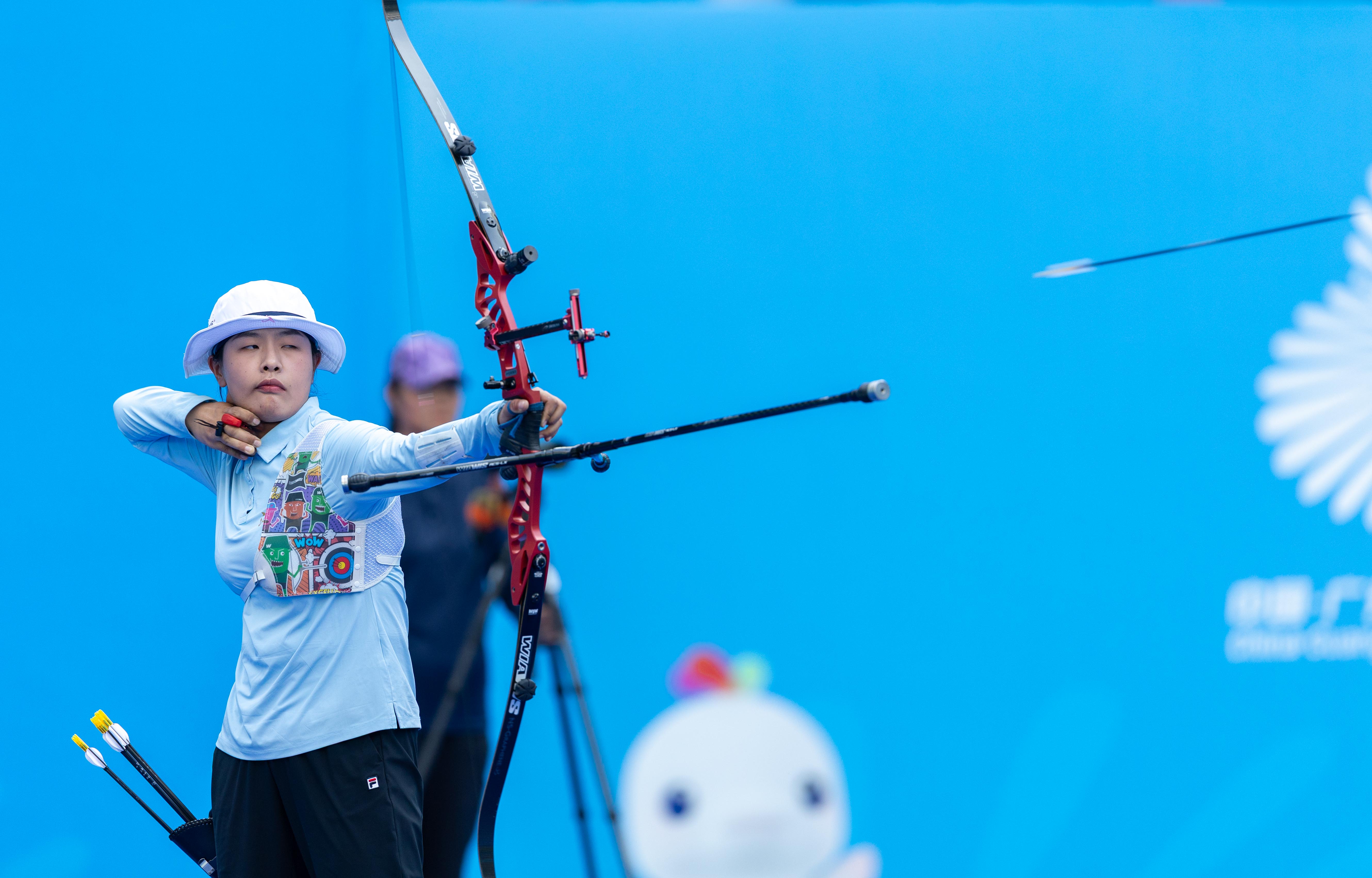 多图直击!十五运会射箭比赛女子反曲弓个人决赛精彩瞬间来了