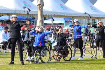 箭指梦想 心暖鹏城!残特奥会射箭比赛在深开弓