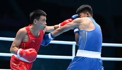 全运会 | 男子拳击71公斤级八分之一决赛：李国锋晋级（5）