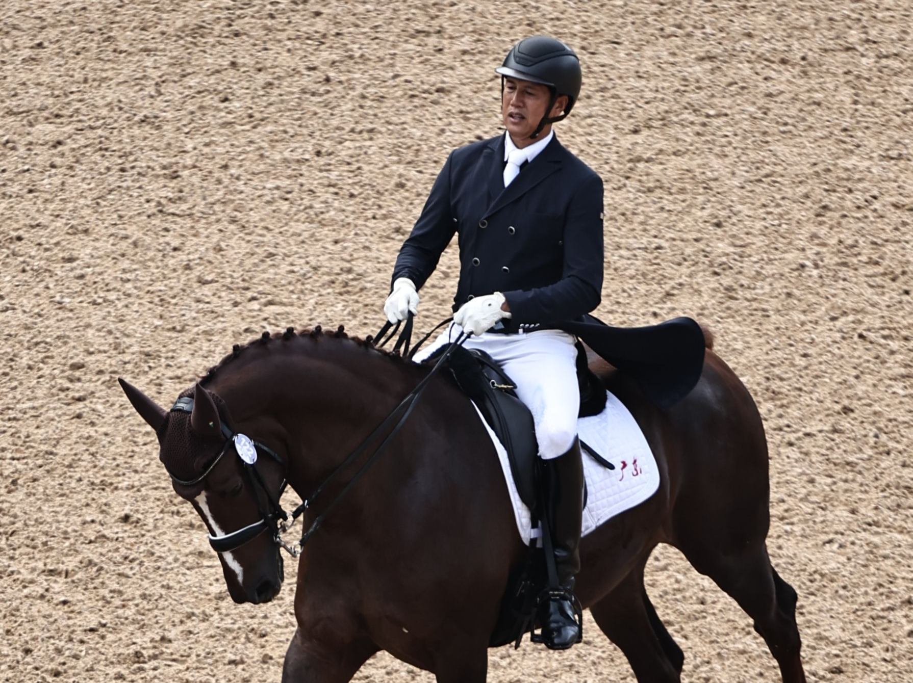 全运开幕后深圳赛区首金诞生！马术盛装舞步团体赛上海队夺冠