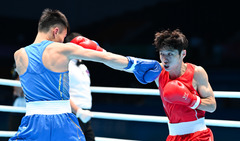 （全运会）（5）拳击——男子51公斤级八分之一决赛：李蜂晋级