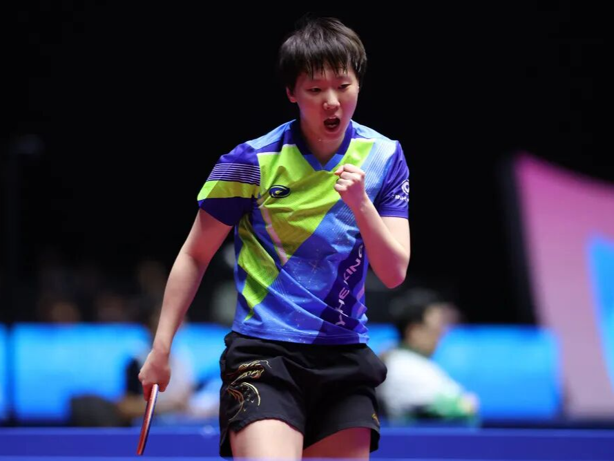 成功卫冕！王曼昱4比2战胜孙颖莎，获全运会女单金牌