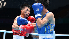 （全运会）（5）拳击——男子51公斤级八分之一决赛：张家茂晋级