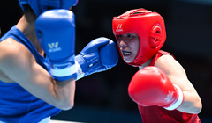 （全运会）（3）拳击——女子60公斤级八分之一决赛：杨文璐晋级