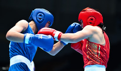 全运会 | 女子拳击66公斤级八分之一决赛：禹立赛晋级（3）