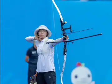 十五运会射箭首金产生!湖北新秀宗钰实力领跑