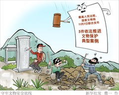 （图表·漫画）守牢文物安全底线