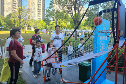 健身荟嗨翻上步绿廊！园岭全民趣动迎全运，从早到晚乐不停