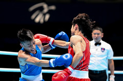 （全运会）（6）拳击——男子51公斤级八分之一决赛：李蜂晋级