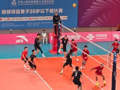 十五运会男子排球U20小组赛：江苏队取得三连胜