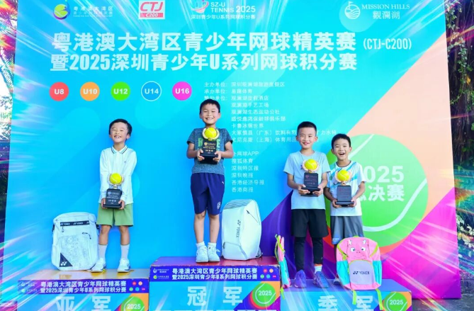 成绩公布 | 粤港澳大湾区青少年网球精英赛暨 2025深圳青少年U系列网球积分赛 总决赛（CTJ-C200）