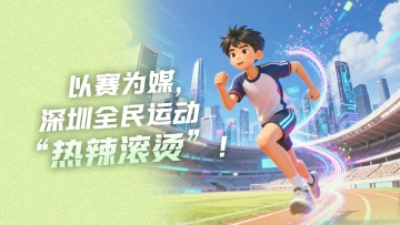 一图读懂 | 以赛为媒,深圳全民运动“热辣滚烫”!