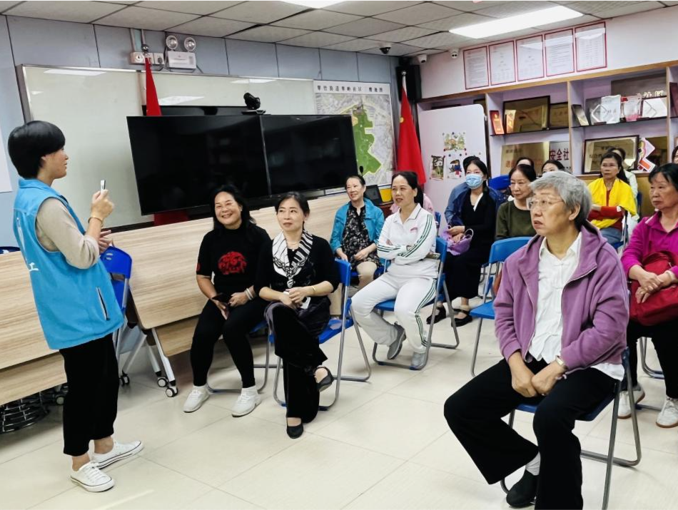 罗湖区翠岭社区开展心理健康培训，为志愿者注入“心”力量