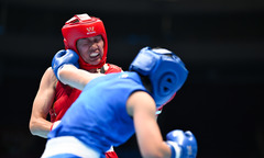 （全运会）（11）拳击——女子66公斤级八分之一决赛：杨柳晋级