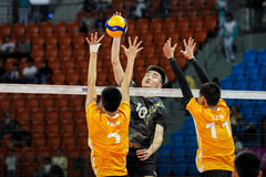 全运会丨排球——男子18岁以下组小组赛：江苏队胜上海队（1）