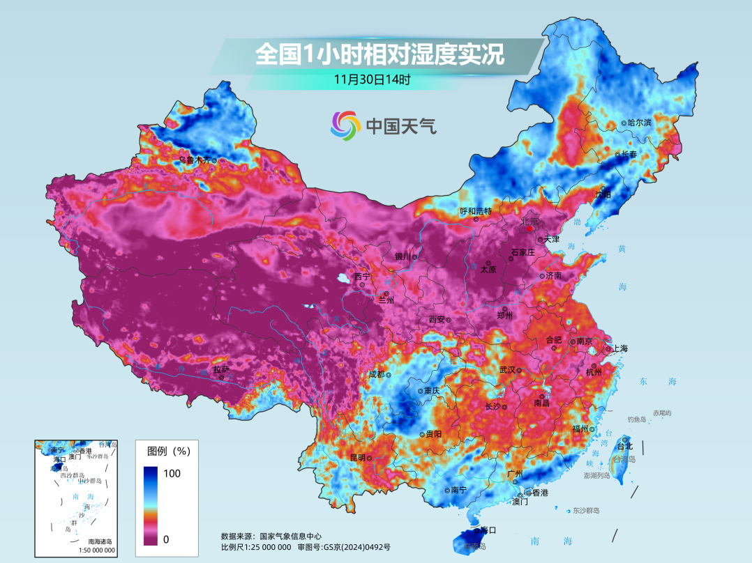 未来一周气温将先降后升，南方终于要下雨了