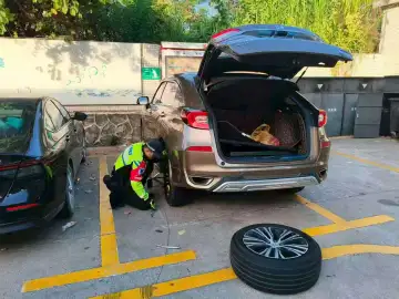 女子驾车高速公路突遇爆胎，暖心铁骑及时援手解困