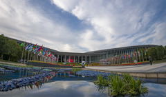 进博会场整装待发  静待开幕（5）