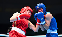 全运会 | 女子拳击66公斤级八分之一决赛：禹立赛晋级（11）