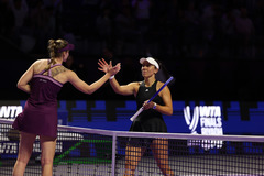 （体育）（5）网球——WTA年终总决赛：莱巴金娜晋级决赛