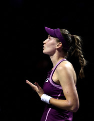 （外代二线）（6）网球——WTA年终总决赛：莱巴金娜胜斯维亚特克