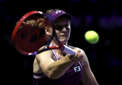 （外代二线）（12）网球——WTA年终总决赛：莱巴金娜胜斯维亚特克