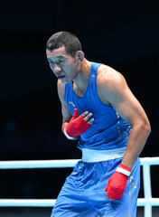 （全运会）（6）拳击——男子92公斤级八分之一决赛：孟繁龙晋级