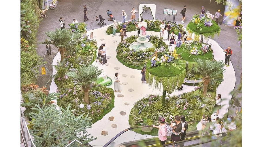 这个“五一”来前海壹方城玩梦幻泡泡雨