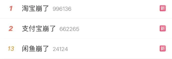 阿里系APP深夜连环“翻车”！用户炸锅