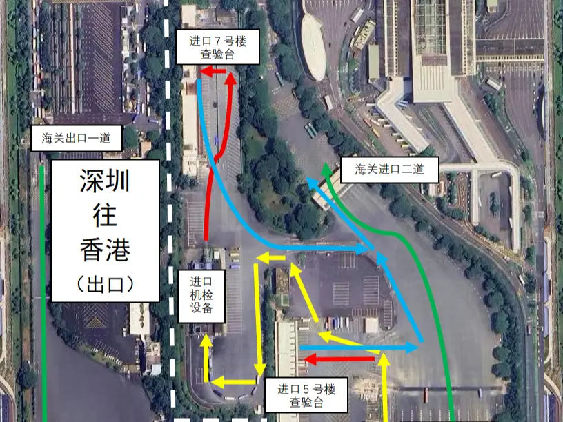 皇岗口岸12月21日0时停止跨境货运车辆通关功能，跨境货运车辆可以这样选择通关口岸