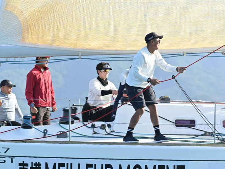 窦骁再战中国杯帆船赛:竞争相当激烈,目标仍是第一