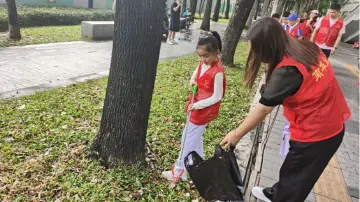 福田南华社区开展青少年志愿行动,携手共建文明社区