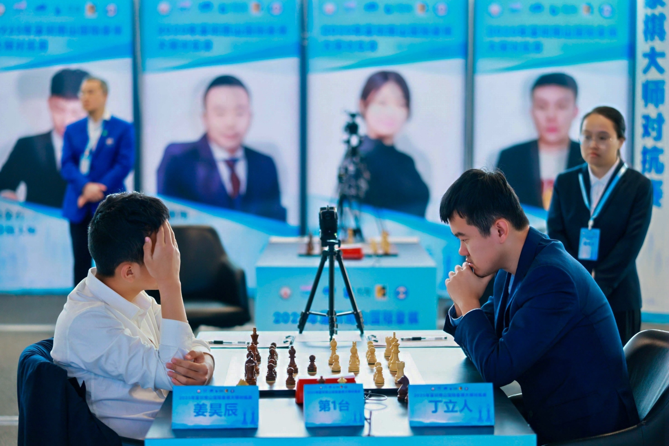 南山国际象棋大师对抗赛：丁立人王皓会师决赛