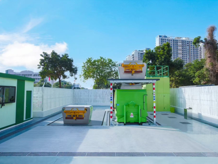 宝安首座智能地埋式垃圾站落成