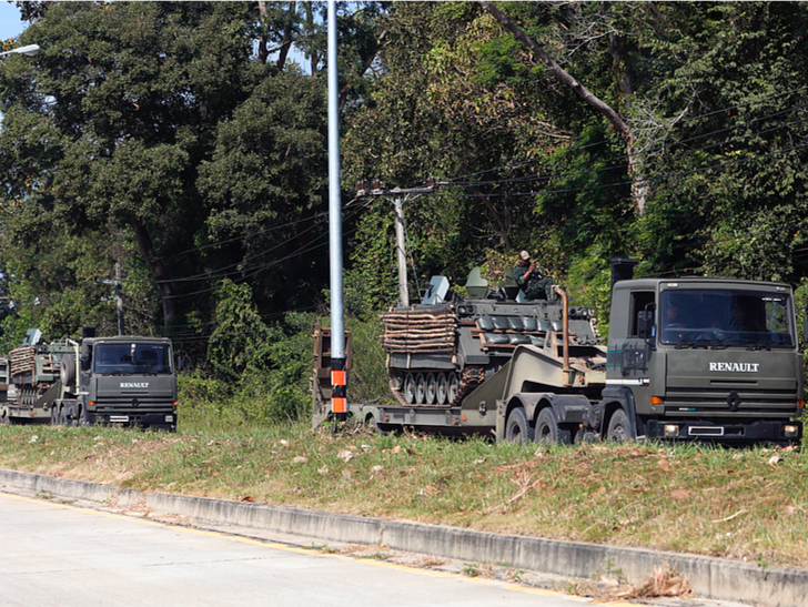 泰国陆军：目前不存在停火安排