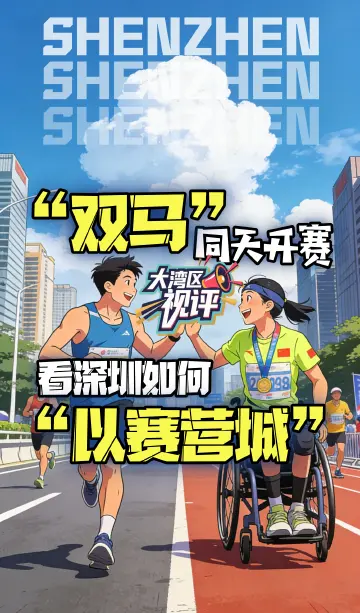 【大湾区视评|“双马”同天开赛，看深圳如何“以赛营城”】