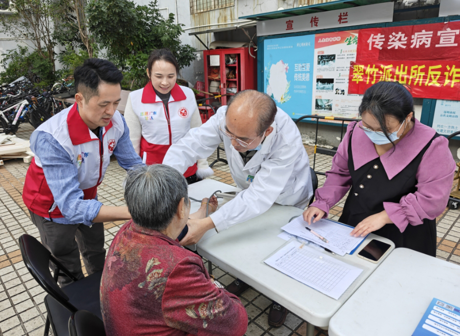 罗湖翠达社区开展冬季呼吸道传染病预防宣传，筑牢居民健康防线