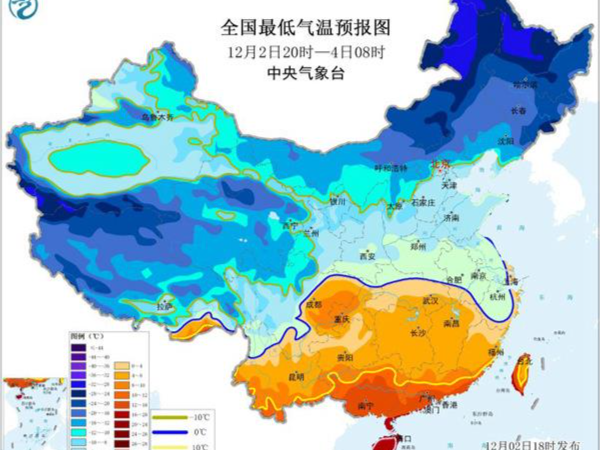 注意添衣保暖！12月3日起多地气温将创下半年新低