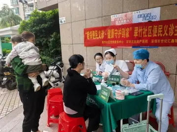 罗湖区翠竹社区：医社联动送健康 便民义诊暖民心
